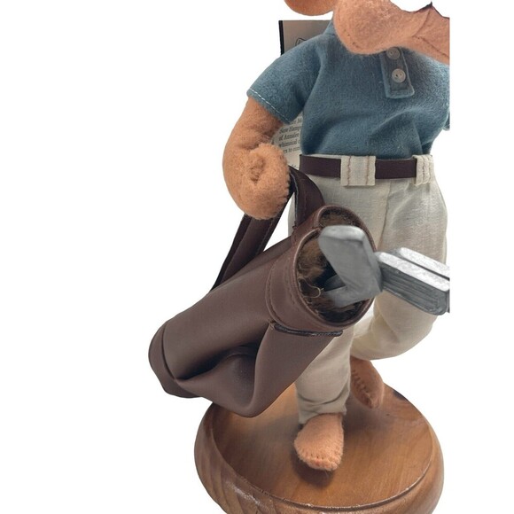 Vintage Annalee Golfer Boy Dog 2002 With Tags 10” Figure RARE - Picture 13 of 16